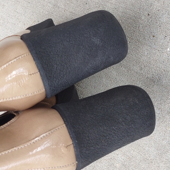 Intentionally Blank Size 38(7.5-8) Bossy Leather Chunky Platform Chelsea Boots - Picture 12 of 16